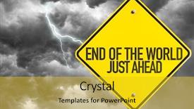  Presentation with bad world - Beautiful presentation featuring end of the world - just backdrop and a gold colored foreground