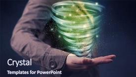  Presentation with tornado - Amazing presentation having end world power - bright green tornado backdrop and a wine colored foreground