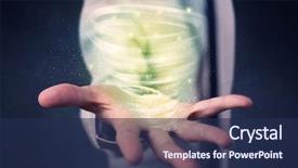  Presentation with tornado - Beautiful PPT layouts featuring end world power - bright green tornado backdrop and a  colored foreground