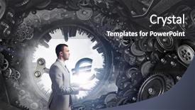  Presentation with modern medicine cardiology concept mixed - Presentation theme with endless energy and hardwork concept background and a dark gray colored foreground