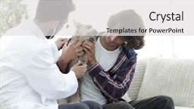  Presentation with endoscope - Colorful theme enhanced with endoscope - loving owner with a yorkshire backdrop and a light gray colored foreground