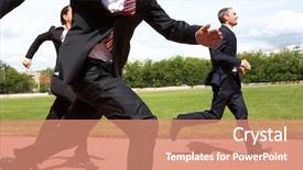  Presentation with business competition - Beautiful slides featuring finance news concept newspaper headline risk and calculator icon on white background 3d render backdrop and a light gray colored foreground