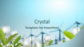  Presentation with energy - PPT layouts consisting of energy - lightbulb background and a cool aqua colored foreground