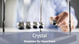  Presentation with toy - Theme enhanced with energy - metal ball toy businessman releasing background and a gray colored foreground