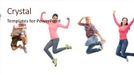  Presentation with teenagers - Beautiful PPT layouts featuring energy - sport dancing and people concept backdrop and a lemonade colored foreground