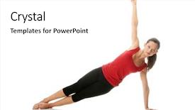  Presentation with exercise kids kid doing fitness - Beautiful slides featuring energy balance - young woman doing exercise isolated backdrop and a white colored foreground