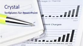  Presentation with energy gas - Slides consisting of energy cost - check book on top background and a sky blue colored foreground