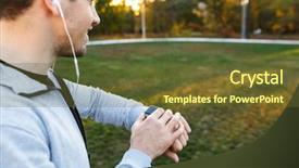  Presentation with crops - Presentation design consisting of energy crops - cropped image of a handsome background and a tawny brown colored foreground