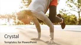  Presentation with crops - Presentation enhanced with energy crops - cropped image of a healthy background and a lemonade colored foreground