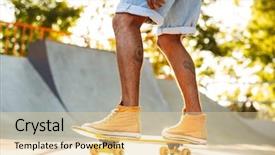  Presentation with crops - Slide deck having energy crops - cropped image of an african background and a lemonade colored foreground