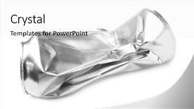  Presentation with energy drink - Slides enhanced with energy drink cans - crumpled empty can on white background and a white colored foreground