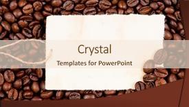  Presentation with energy drink - Cool new theme with energy drink cans - empty paper on roasted coffee backdrop and a lemonade colored foreground