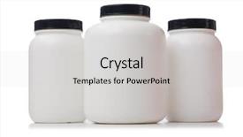  Presentation with energy drink - Beautiful PPT theme featuring energy drink cans - jars with food additive protein backdrop and a light gray colored foreground