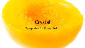  Presentation with syrup - Slide deck with energy drink cans - peach syrup isolated background and a light gray colored foreground