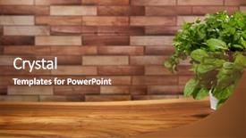  Presentation with green organic chemistry - Slides enhanced with energy drink minnerals vitamins - fresh organic green wooden background background and a  colored foreground