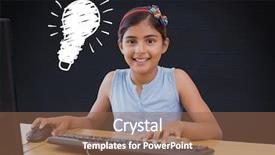  Presentation with composite material black carbon fiber - Beautiful slide deck featuring energy efficiency bulb gray - digital composite of kid backdrop and a tawny brown colored foreground