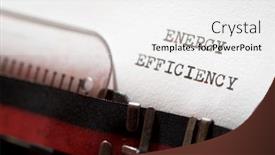  Presentation with energy efficiency - Colorful presentation theme enhanced with energy-efficiency-phrase-written backdrop and a white colored foreground