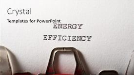  Presentation with energy efficiency - Cool new slide deck with energy-efficiency-text-written backdrop and a white colored foreground