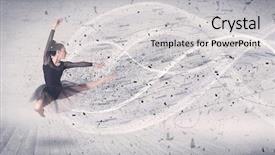  Presentation with particle - Beautiful PPT layouts featuring energy explosion grungy particle backdrop and a light gray colored foreground