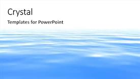  Presentation with blue water - Cool new theme with energy healing - blue water render backdrop and a  colored foreground