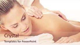  Presentation with health hope healing - Slides having energy health massage and healing background and a lemonade colored foreground