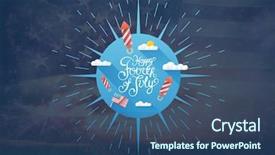  Presentation with independence - Cool new theme with energy independance - independence day_independence day_0063 backdrop and a ocean colored foreground