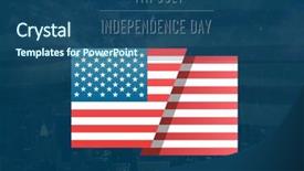  Presentation with independence - Amazing PPT theme having energy independance - poster of independence day backdrop and a  colored foreground