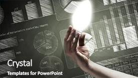  Presentation with management energy - Beautiful presentation featuring management energy - close up of hand holding backdrop and a dark gray colored foreground