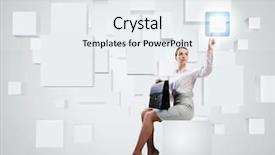  Presentation with elegant green white romantic - Slide set with nting lodge in the fall on the alps background and a tawny brown colored foreground