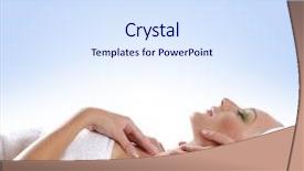  Presentation with spa white orchids black - Presentation design consisting of energy medicine - spa treatment isolated on white background and a sky blue colored foreground