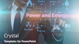  Presentation with energy - Audience pleasing slides consisting of energy-mix-concept-with-businessman backdrop and a ocean colored foreground