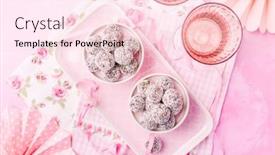  Presentation with protein - PPT layouts with energy-protein-balls-with-healthy background and a lemonade colored foreground