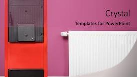  Presentation with energy savings - Audience pleasing slide set consisting of energy savings concept solid fuel backdrop and a  colored foreground