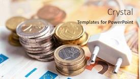  Presentation with energy savings - Presentation theme featuring energy-savings-concept-with-power background and a lemonade colored foreground