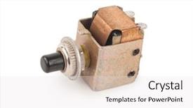  Presentation with signal - Slides having energy signal - old switch background and a  colored foreground