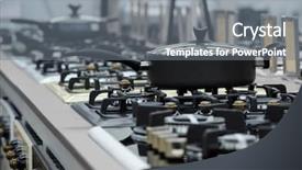  Presentation with retail store - Theme featuring energy storeg - brand new gas stove panels background and a gray colored foreground