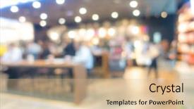  Presentation with coffee shop - Colorful slide set enhanced with energy storeg - coffee shop blur background backdrop and a coral colored foreground