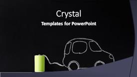  Presentation with sun power - Presentation theme featuring energy-sun-power-and-sustainability background and a black colored foreground