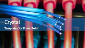  Presentation with fiber optics - Colorful slides enhanced with energy transfer - fiber optics backdrop and a teal colored foreground