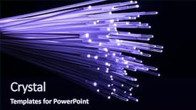 Presentation with fiber optic - PPT layouts having energy transfer - internet technology fiber optic background background and a navy blue colored foreground