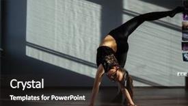  Presentation with engagement model - Slides enhanced with engagement model - young girl is engaged background and a wine colored foreground