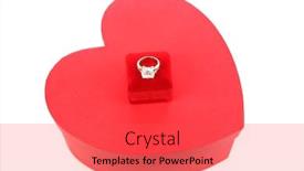  Presentation with valentines day - Slide deck having engagement-ring-valentines-day-gift background and a red colored foreground