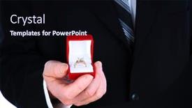  Presentation with ring diamond jewelry - Cool new presentation with engagement-ring-wedding-ring-friendship backdrop and a wine colored foreground