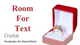  Presentation with white gold wedding - Colorful PPT theme enhanced with engagement-ring-wedding-ring-gold backdrop and a white colored foreground
