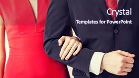  Presentation with wedding ring - Amazing PPT layouts having engaging others - couple with wedding ring holding backdrop and a  colored foreground