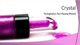  Presentation with lips - Slides with engangement - pink beautiful gloss for lips background and a  colored foreground