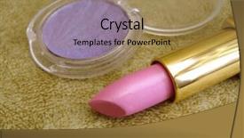  Presentation with events pink - Audience pleasing presentation design consisting of engangement - pink lipstick and violet eyeshadows backdrop and a  colored foreground