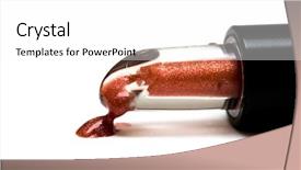  Presentation with lips - Colorful theme enhanced with engangement - red beautiful gloss for lips backdrop and a  colored foreground