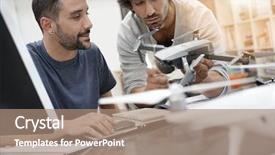  Presentation with internship - Amazing PPT layouts having engineer and technician working together backdrop and a  colored foreground