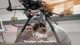  Presentation with working together - PPT theme consisting of engineer and technician working together background and a  colored foreground